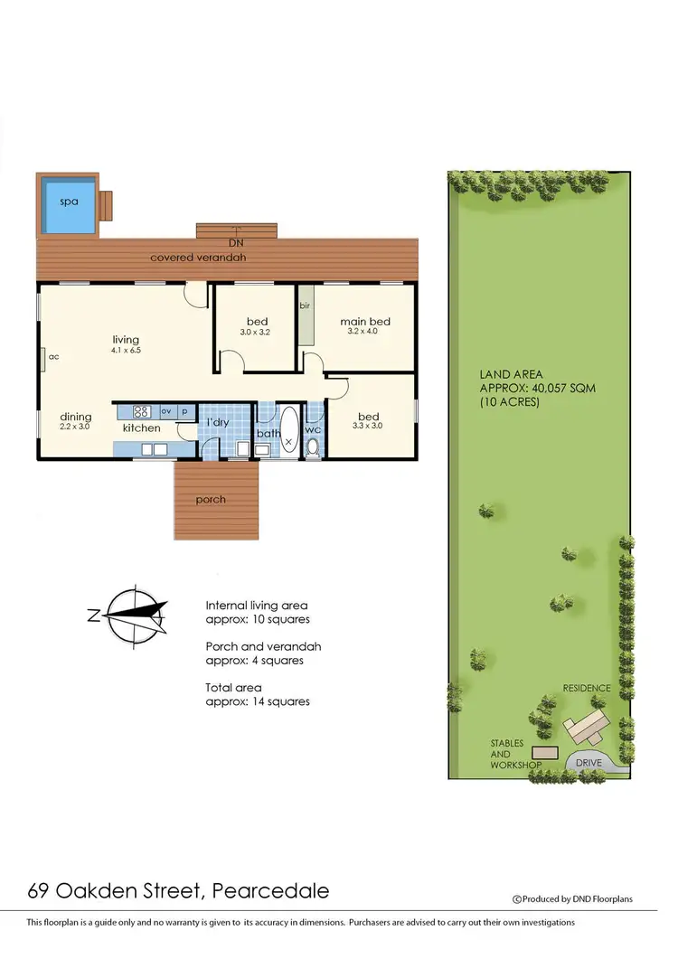 Floorplan of Homely rural property listing, 69 Oakden Street, Pearcedale VIC 3912