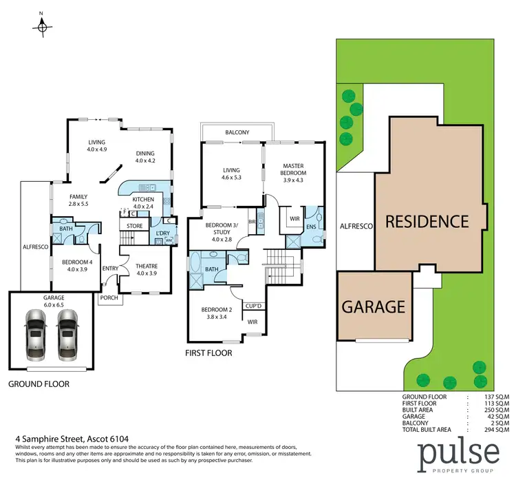 Floorplan of Homely house listing, 4 Samphire Street, Ascot WA 6104