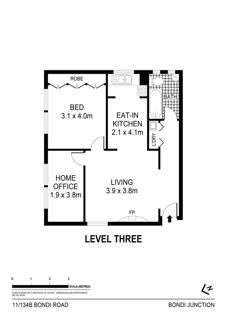 Floorplan of Homely apartment listing, 11/134B Bondi Road, Bondi NSW 2026
