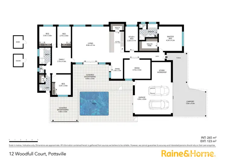 Floorplan of Homely house listing, 12 Woodfull Crescent, Pottsville NSW 2489
