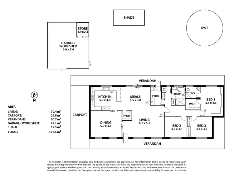 Floorplan of Homely house listing, 28 North Parade, Strathalbyn SA 5255