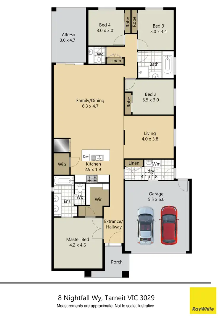 Floorplan of Homely house listing, 8 Nightfall Way, Tarneit VIC 3029