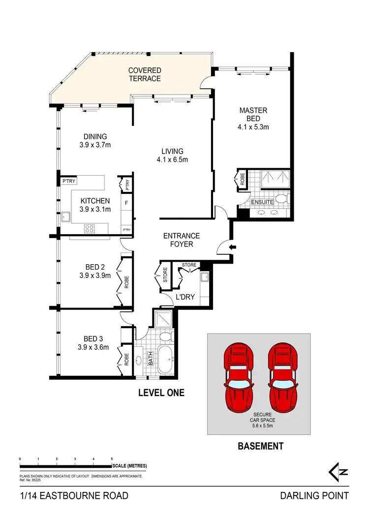 Floorplan of Homely apartment listing, 1/14 Eastbourne Road, Darling Point NSW 2027