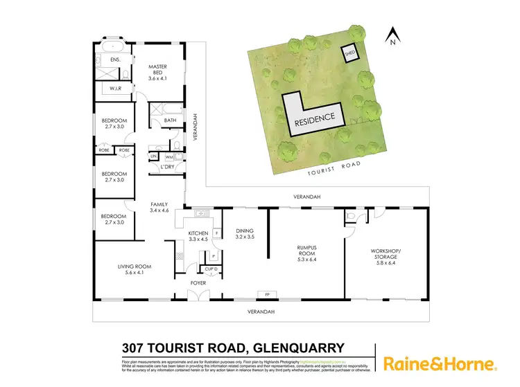 Floorplan of Homely house listing, 307 Tourist Road, Glenquarry NSW 2576