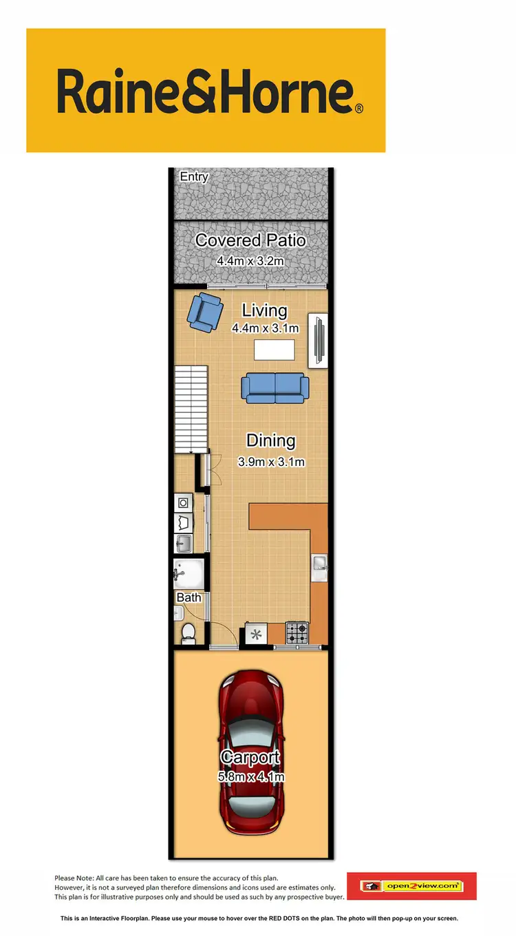 Floorplan of Homely unit listing, 6/9 Tropic Court, Port Douglas QLD 4877