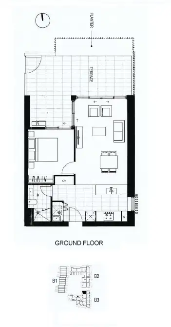 Floorplan of Homely apartment listing, 3002/50 Pemberton Street, Botany NSW 2019