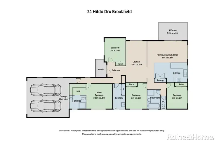 Floorplan of Homely house listing, 24 Hilda Crescent, Brookfield VIC 3338