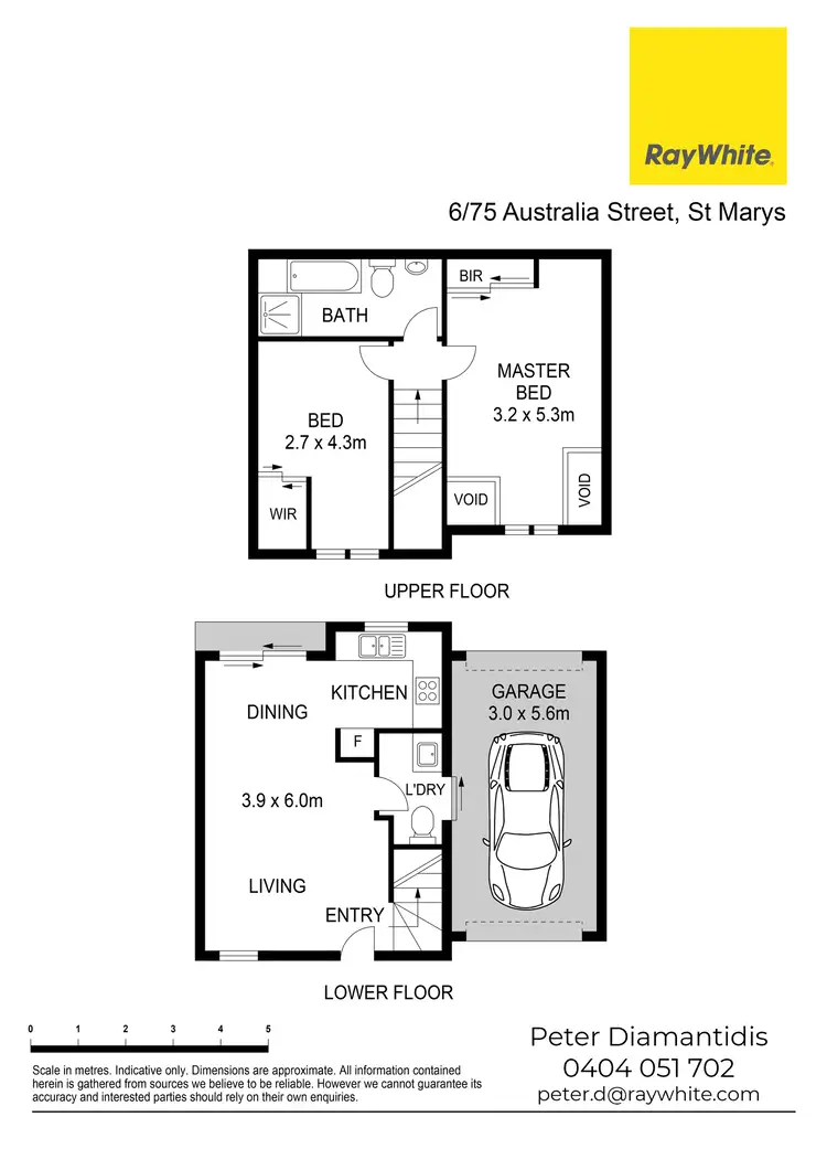 Floorplan of Homely townhouse listing, 6/75 Australia Street, St Marys NSW 2760