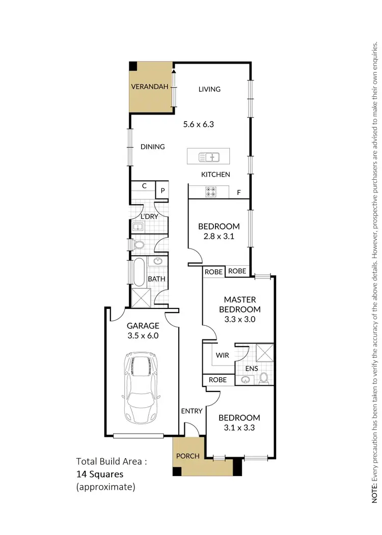 Floorplan of Homely house listing, 45 Ajay Way, Kurunjang VIC 3337