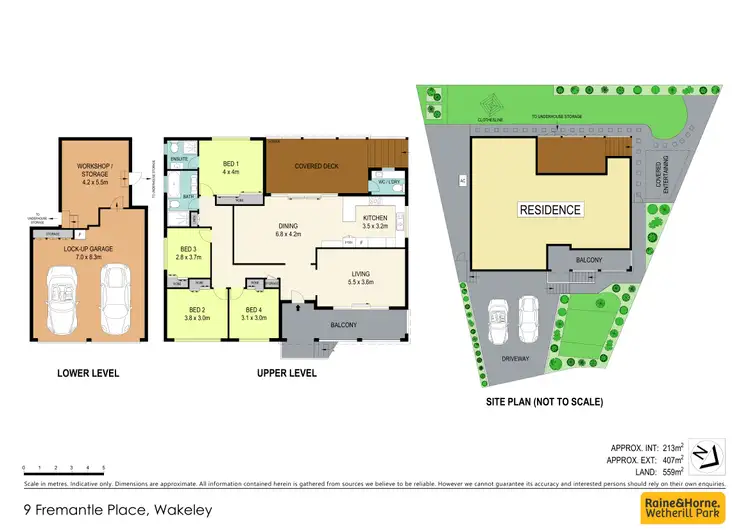 Floorplan of Homely house listing, 9 Fremantle Place, Wakeley NSW 2176