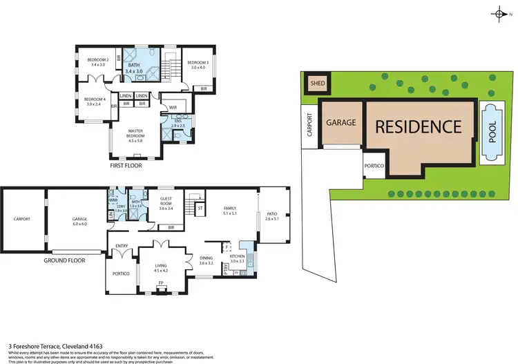 Floorplan of Homely house listing, 3 Foreshore Terrace, Cleveland QLD 4163