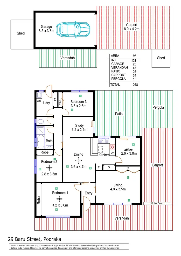 Floorplan of Homely house listing, 29 Baru Street, Pooraka SA 5095