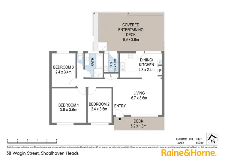 Floorplan of Homely house listing, 38 Wagin Street, Shoalhaven Heads NSW 2535