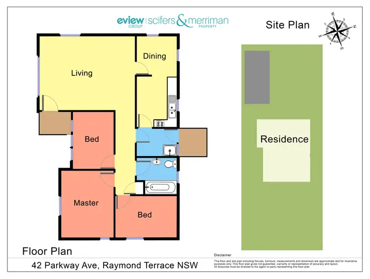 Floorplan of Homely house listing, 42 Parkway Avenue, Raymond Terrace NSW 2324