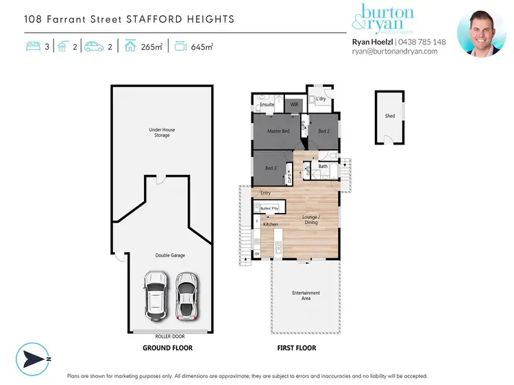 Floorplan of Homely house listing, 108 Farrant Street, Stafford Heights QLD 4053