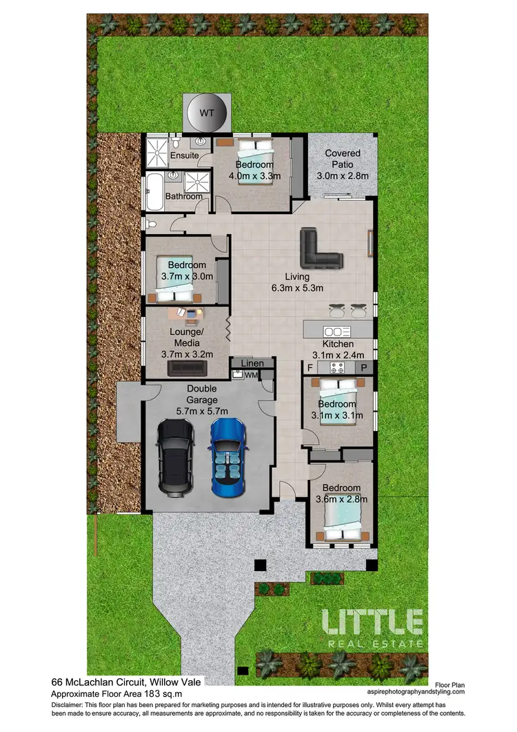 Floorplan of Homely house listing, 66 Mclachlan Circuit, Willow Vale QLD 4209