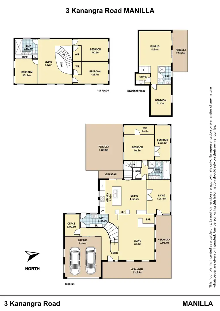 Floorplan of Homely house listing, 1 - 3 Kanangra Road, Manilla NSW 2346