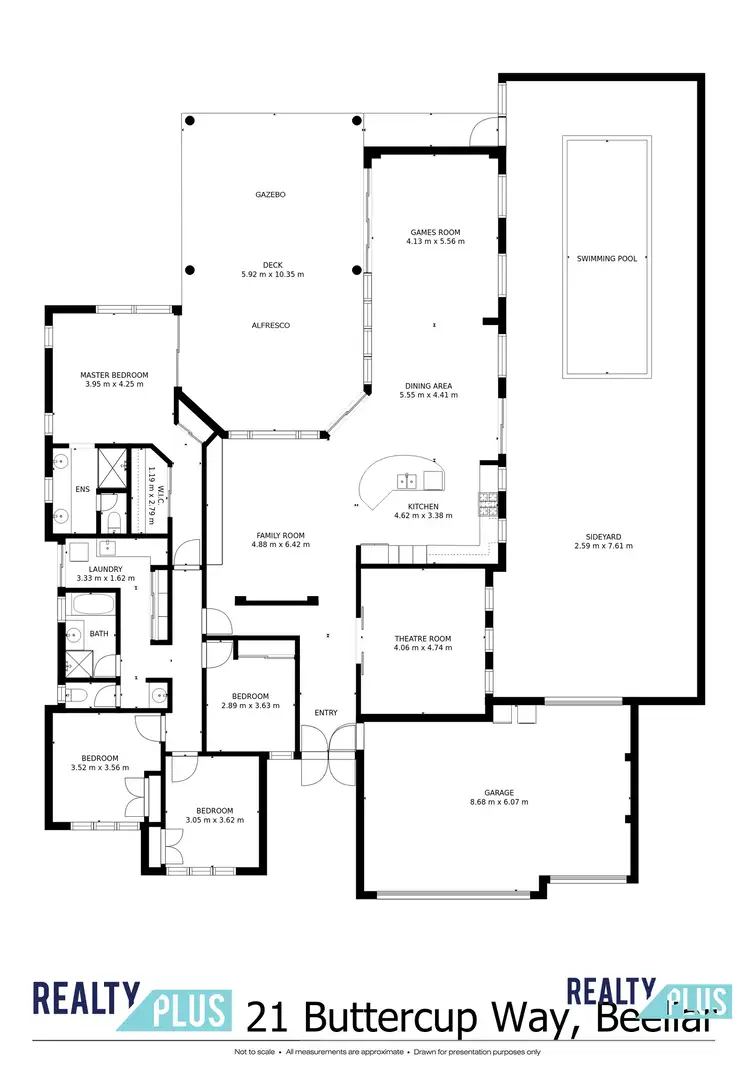 Floorplan of Homely house listing, 21 Buttercup Way, Beeliar WA 6164