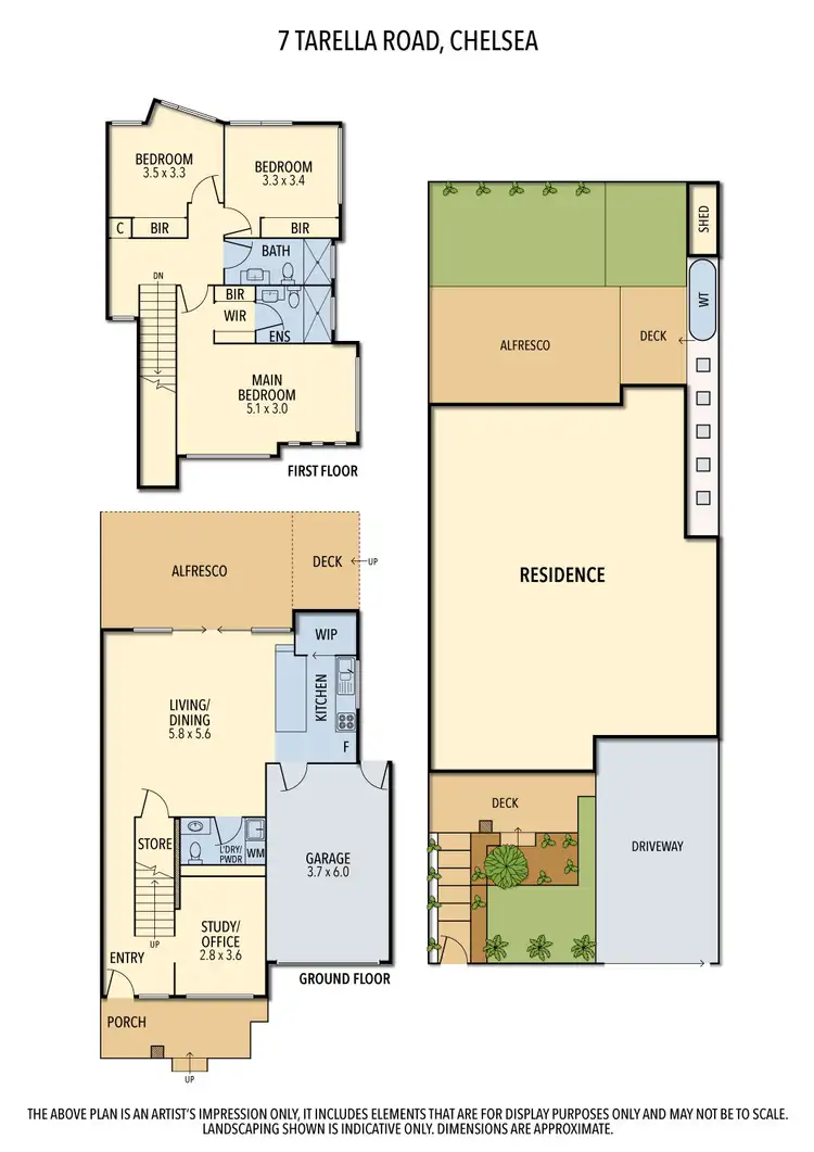 Floorplan of Homely house listing, 7 Tarella Road, Chelsea VIC 3196