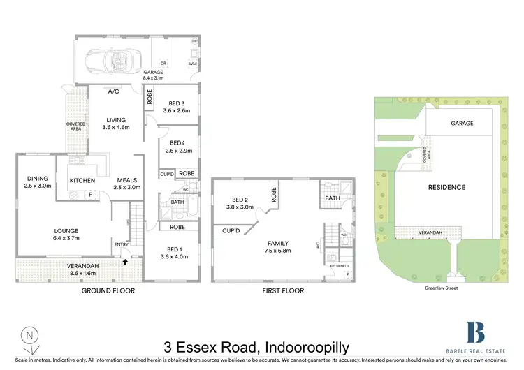 Floorplan of Homely house listing, 3 Essex Road, Indooroopilly QLD 4068