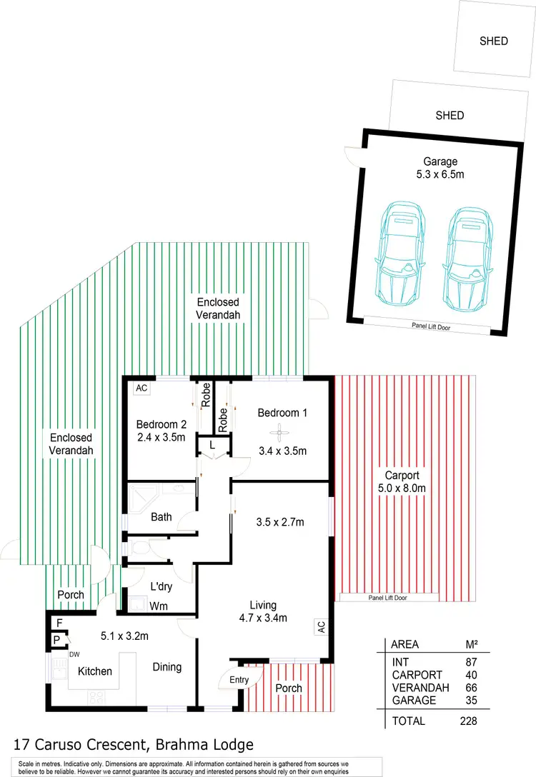Floorplan of Homely house listing, 17 Caruso Crescent, Brahma Lodge SA 5109