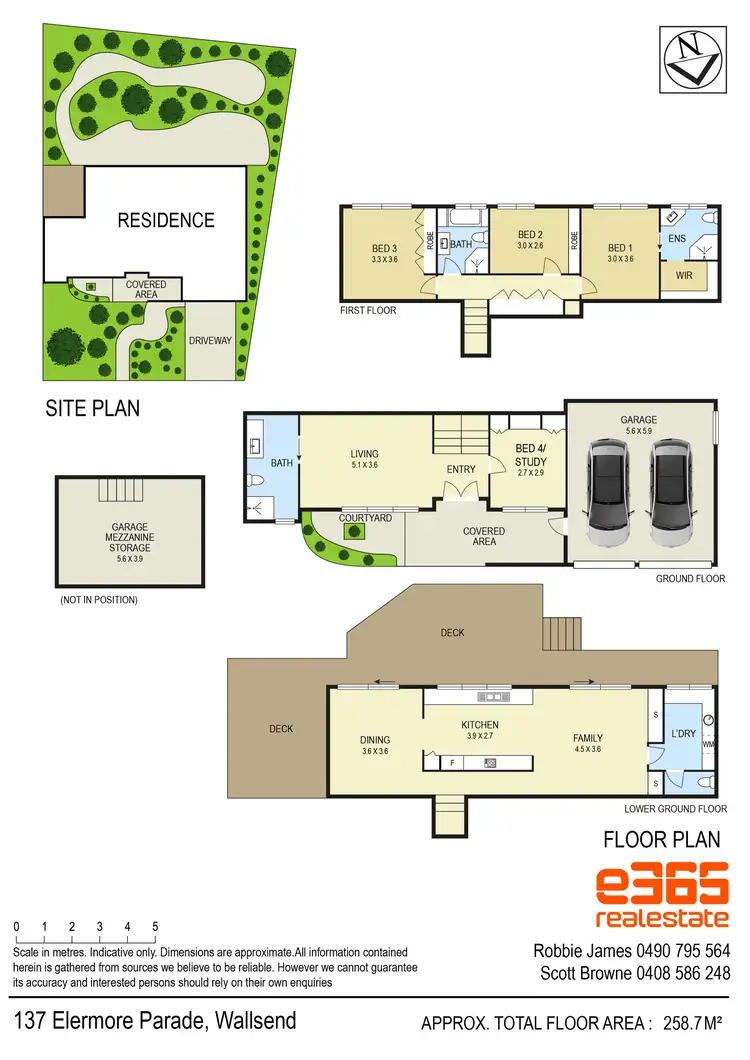 Floorplan of Homely house listing, 137 Elermore Parade, Wallsend NSW 2287