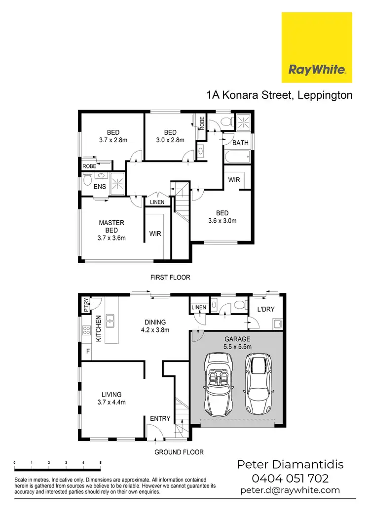 Floorplan of Homely house listing, 1A Konara Street, Leppington NSW 2179