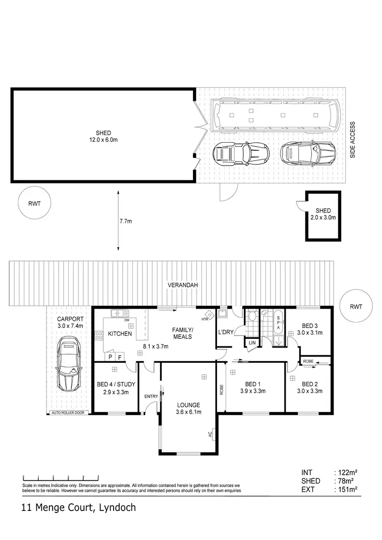 Floorplan of Homely house listing, 11 Menge Court, Lyndoch SA 5351