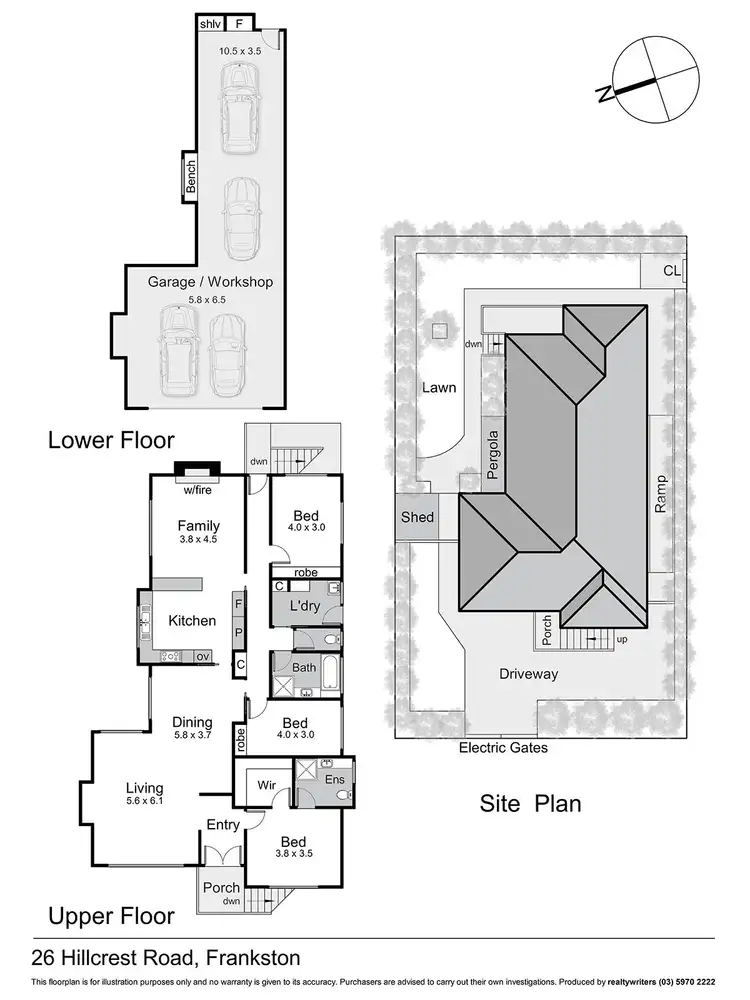 Floorplan of Homely house listing, 26 Hillcrest Road, Frankston VIC 3199