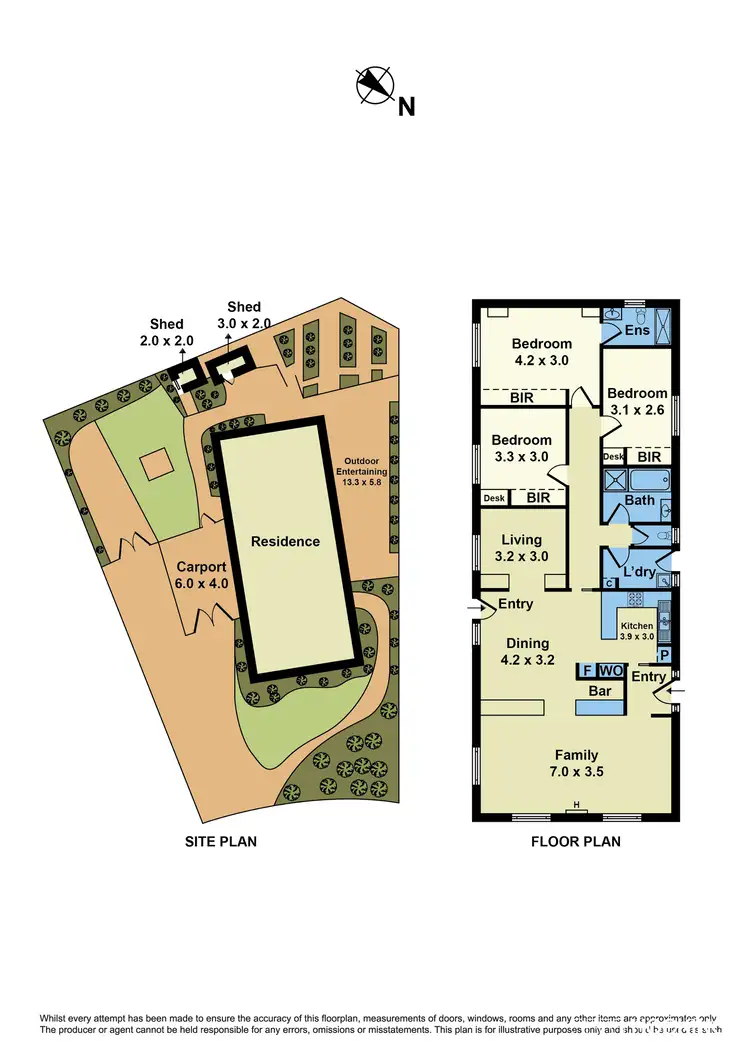 Floorplan of Homely house listing, 3 York Close, Altona Meadows VIC 3028
