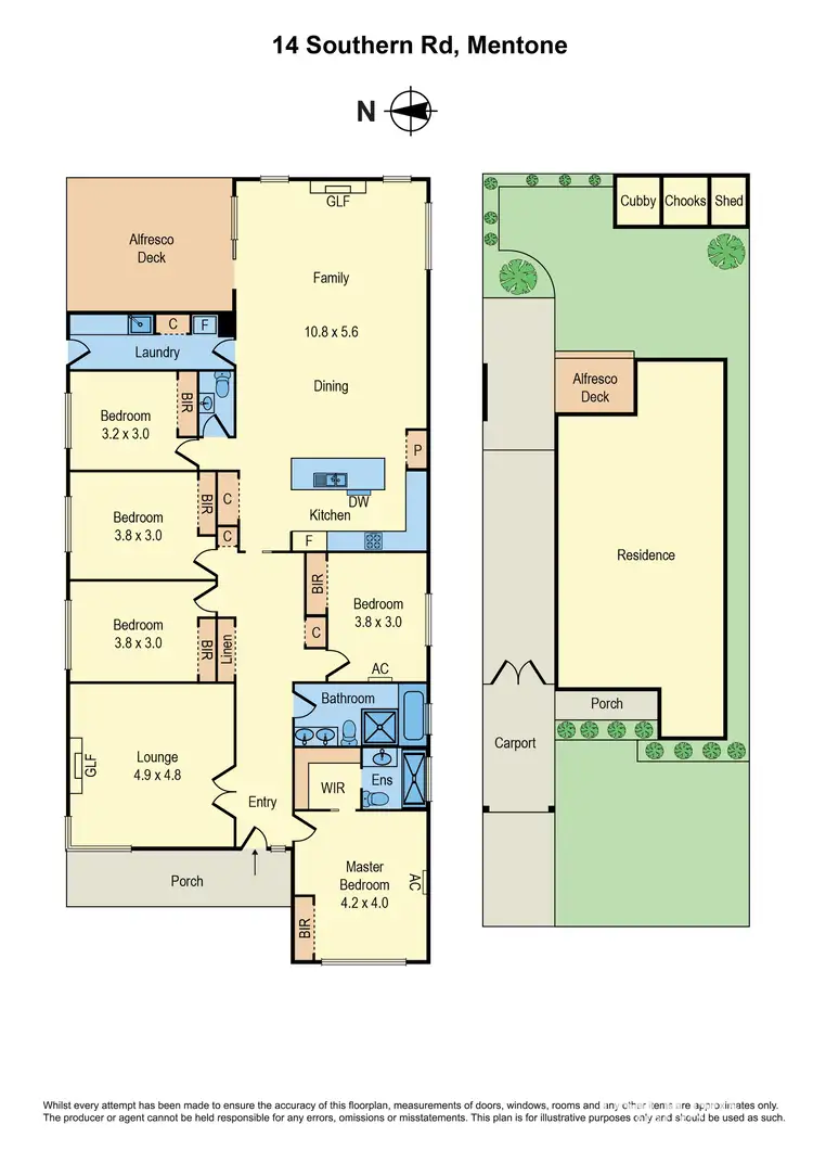Floorplan of Homely house listing, 14 Southern Road, Mentone VIC 3194