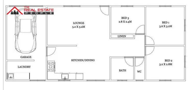 Floorplan of Homely house listing, 8 Gore Street, Westbrook QLD 4350