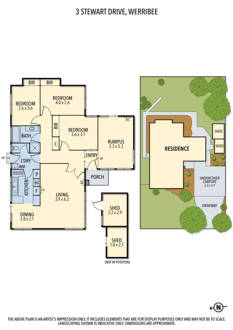 Floorplan of Homely house listing, 3 Stewart Drive, Werribee VIC 3030