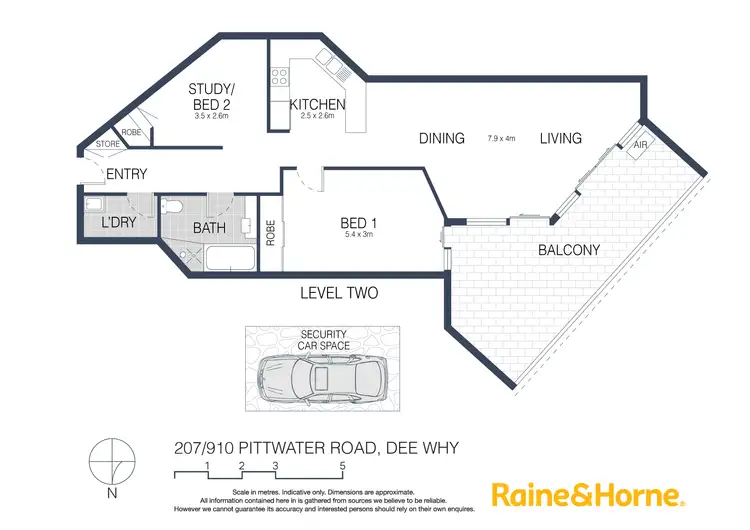 Floorplan of Homely apartment listing, 207/910 Pittwater Road, Dee Why NSW 2099