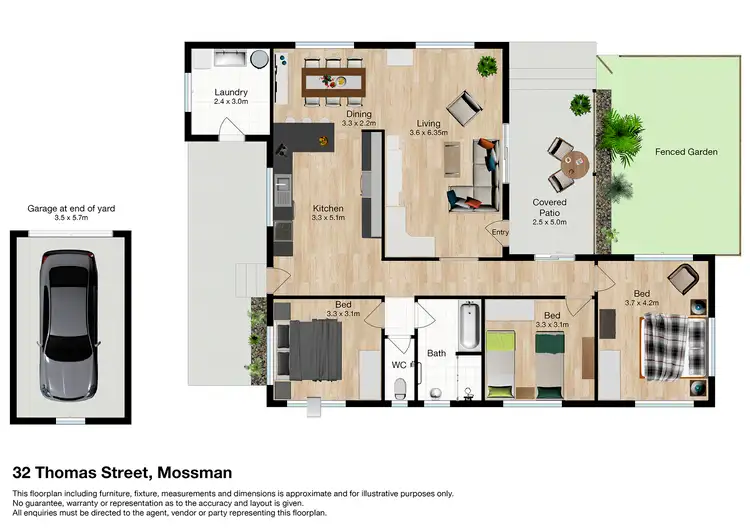 Floorplan of Homely house listing, 32 Thomas Street, Mossman QLD 4873