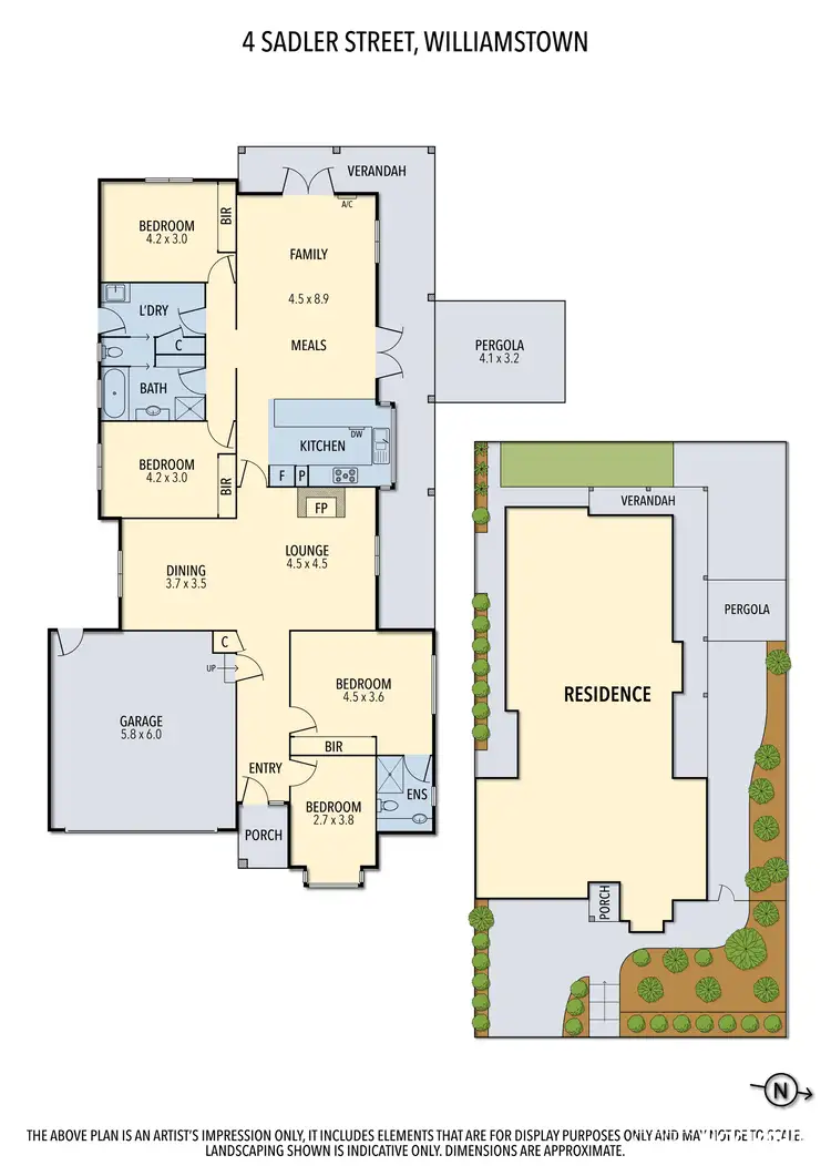 Floorplan of Homely house listing, 4 Sadler Street, Williamstown VIC 3016