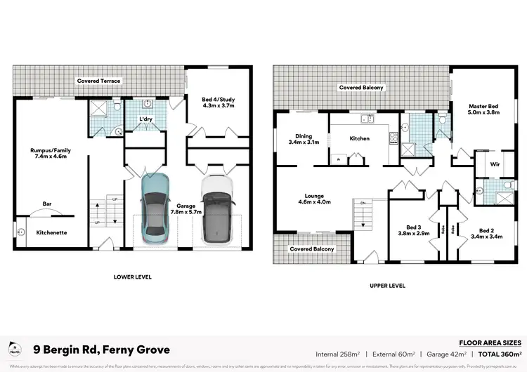Floorplan of Homely house listing, 9 Bergin Road, Ferny Grove QLD 4055