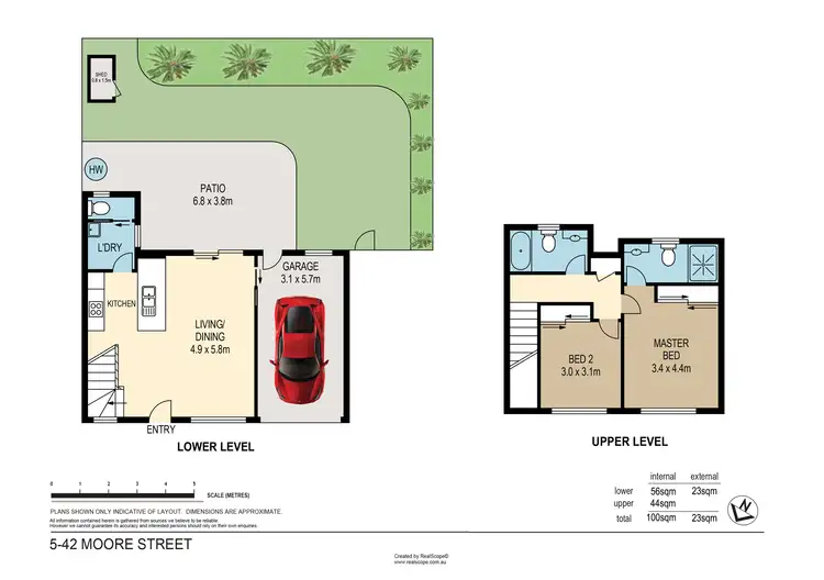 Floorplan of Homely townhouse listing, 5/42 Moore Street, Morningside QLD 4170