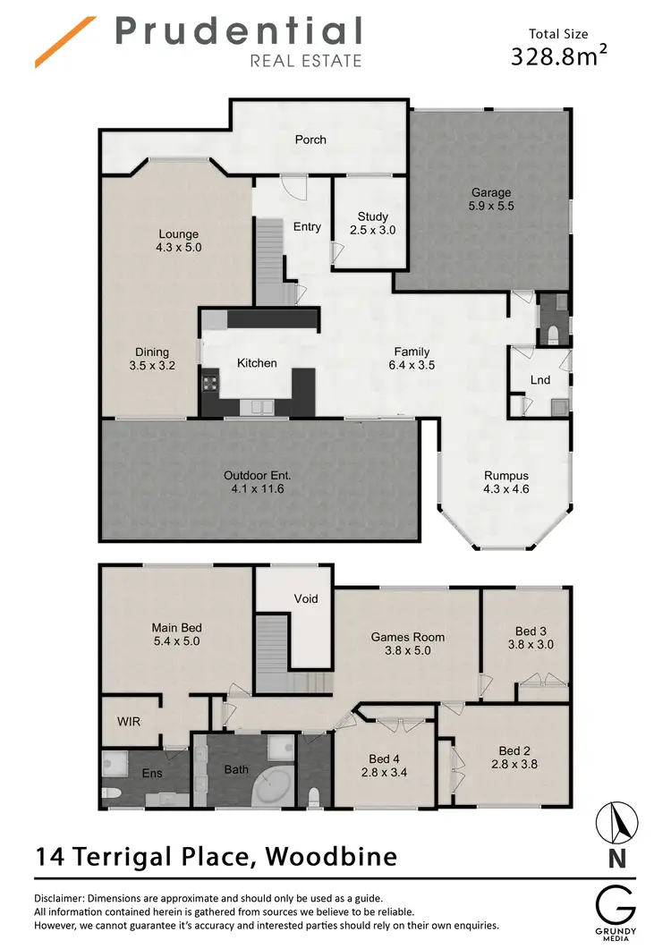 Floorplan of Homely house listing, 14 Terrigal Place, Woodbine NSW 2560