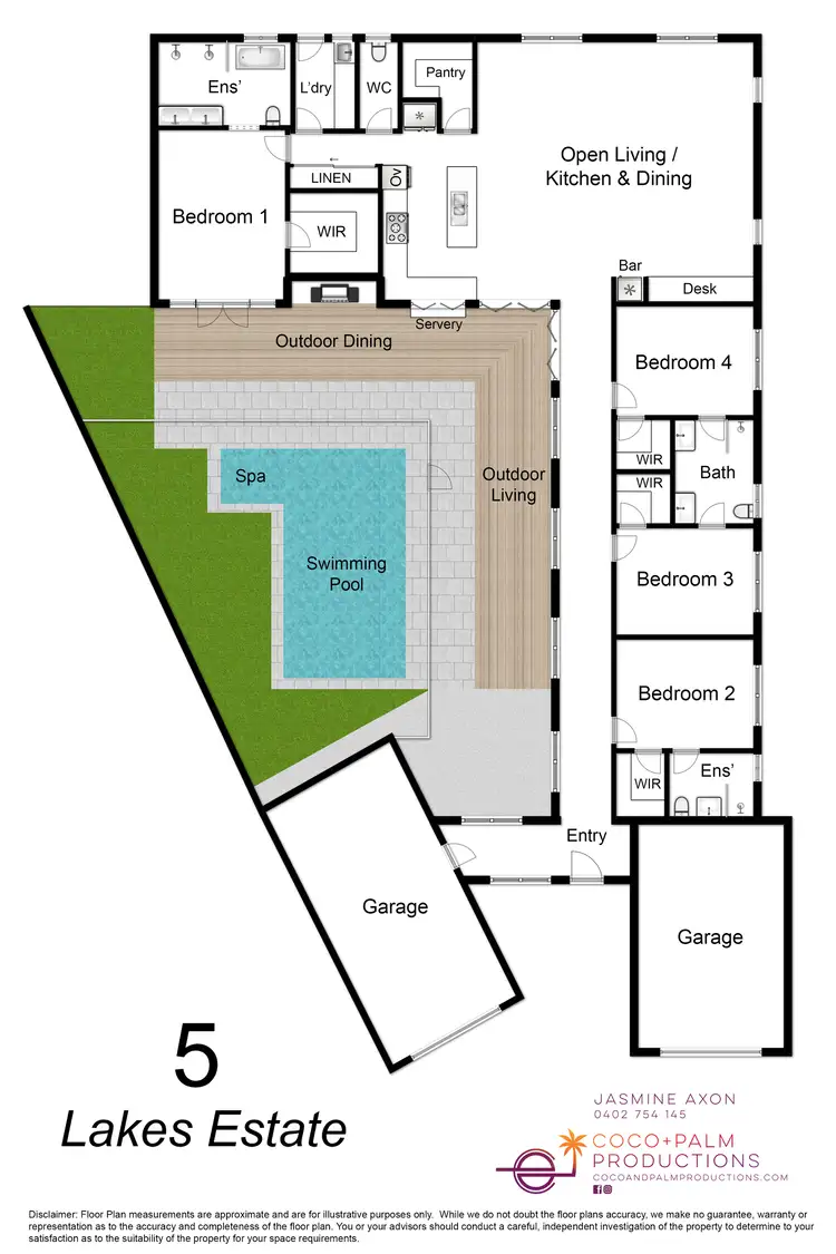 Floorplan of Homely house listing, 5 Lake Close, Port Douglas QLD 4877