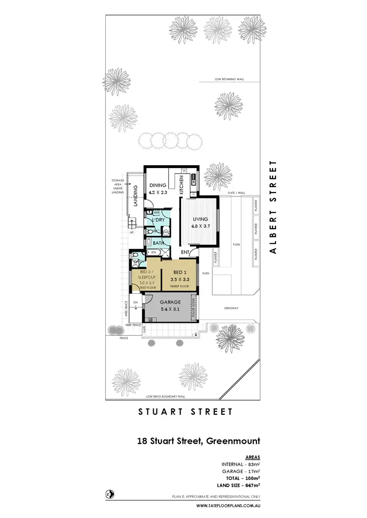 Floorplan of Homely house listing, 18 Stuart Street, Greenmount WA 6056