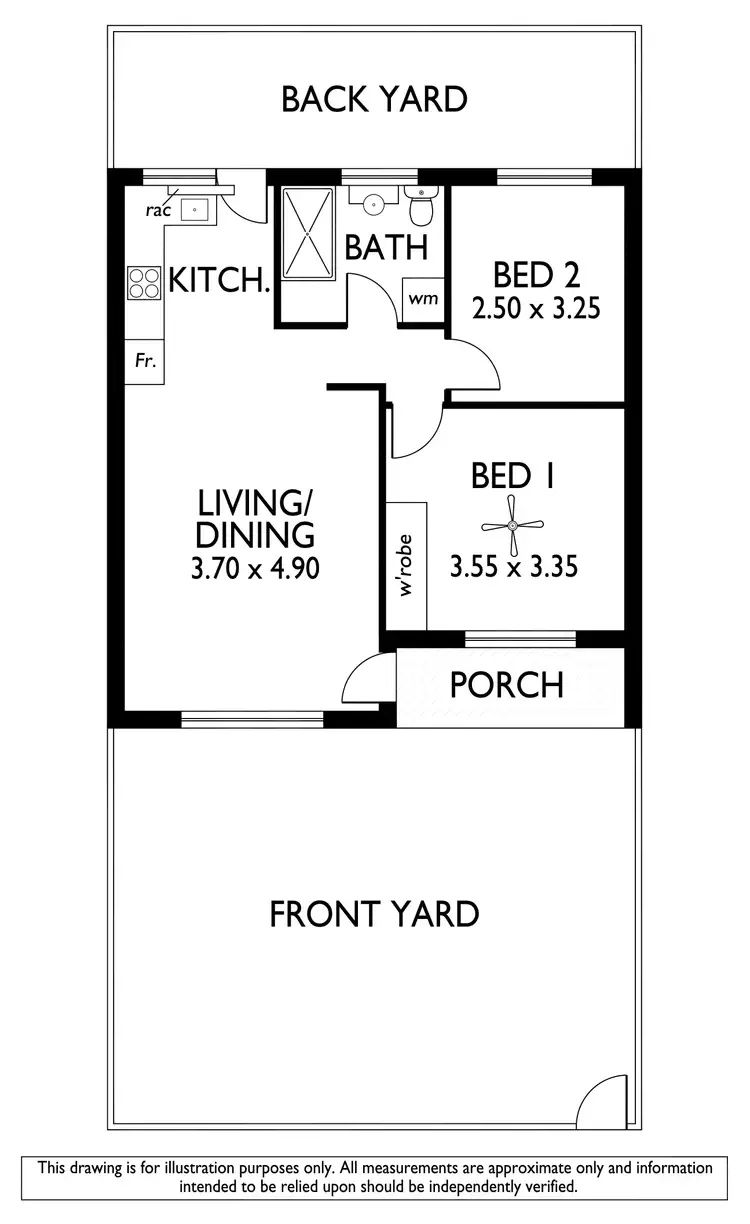 Floorplan of Homely unit listing, 3/48 Argyle Avenue, Marleston SA 5033
