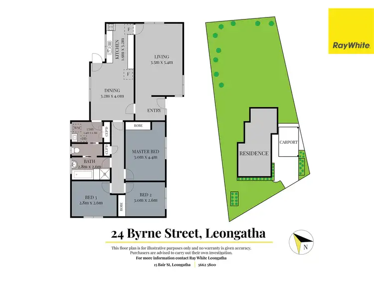 Floorplan of Homely house listing, 24 Byrne Street, Leongatha VIC 3953