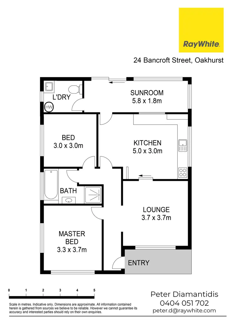 Floorplan of Homely house listing, 24 Bancroft Street, Oakhurst NSW 2761