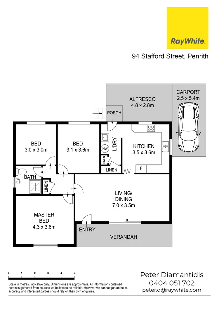 Floorplan of Homely house listing, 94 Stafford Street, Penrith NSW 2750