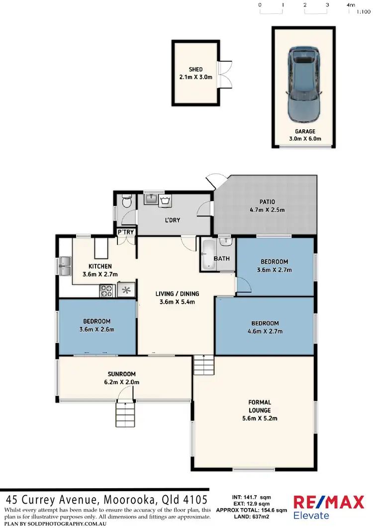 Floorplan of Homely house listing, 45 Currey Avenue, Moorooka QLD 4105