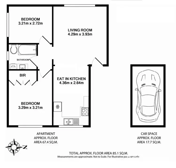 Floorplan of Homely apartment listing, 1/10 Templeman Crescent, Hillsdale NSW 2036