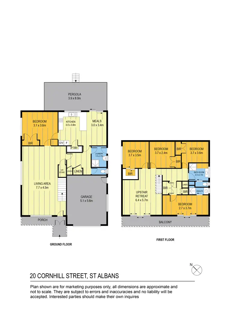 Floorplan of Homely house listing, 20 CORNHILL STREET, St Albans VIC 3021