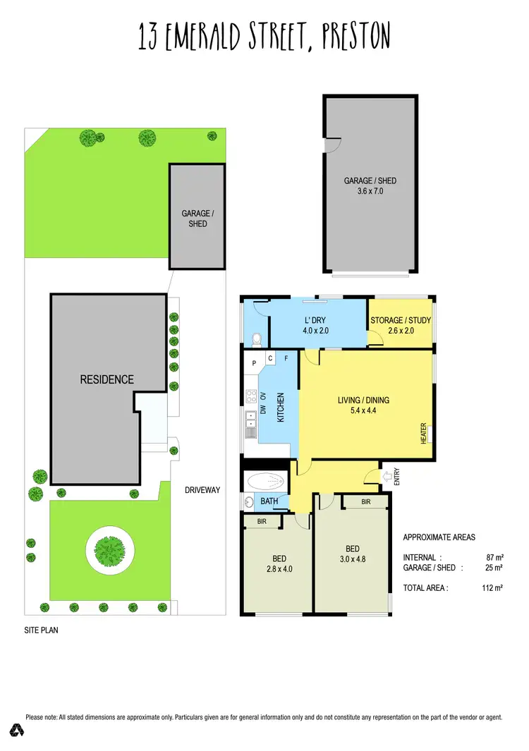 Floorplan of Homely house listing, 13 Emerald Street, Preston VIC 3072