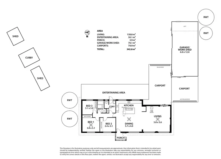 Floorplan of Homely house listing, 3 Bell Court, Charleston SA 5244